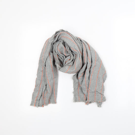 Front view of Preworn women’s grey scarf