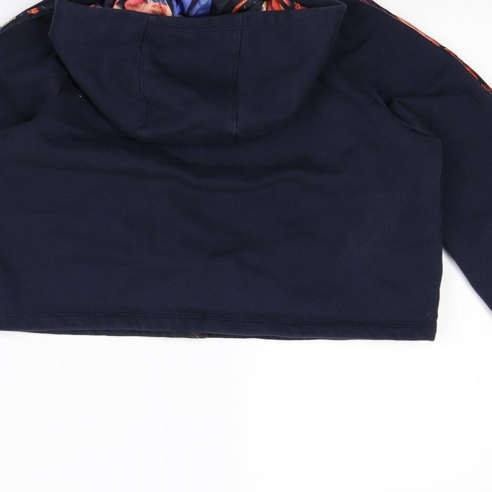 adidas Girls Blue   Pullover Hoodie Size 12 Years