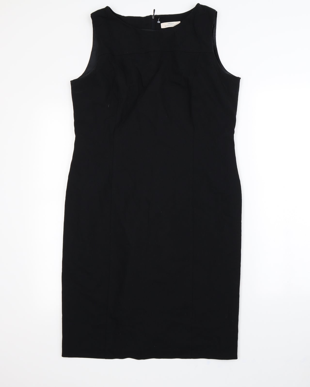 m&S Womens Black   Shift  Size 14
