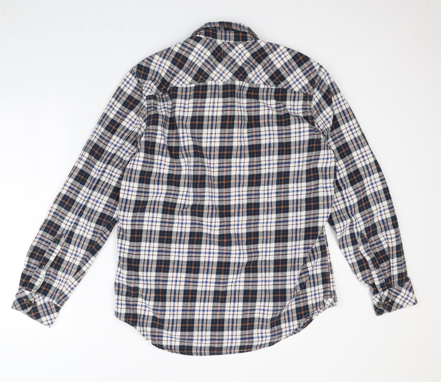 Timberland Mens Blue Plaid   Dress Shirt Size L