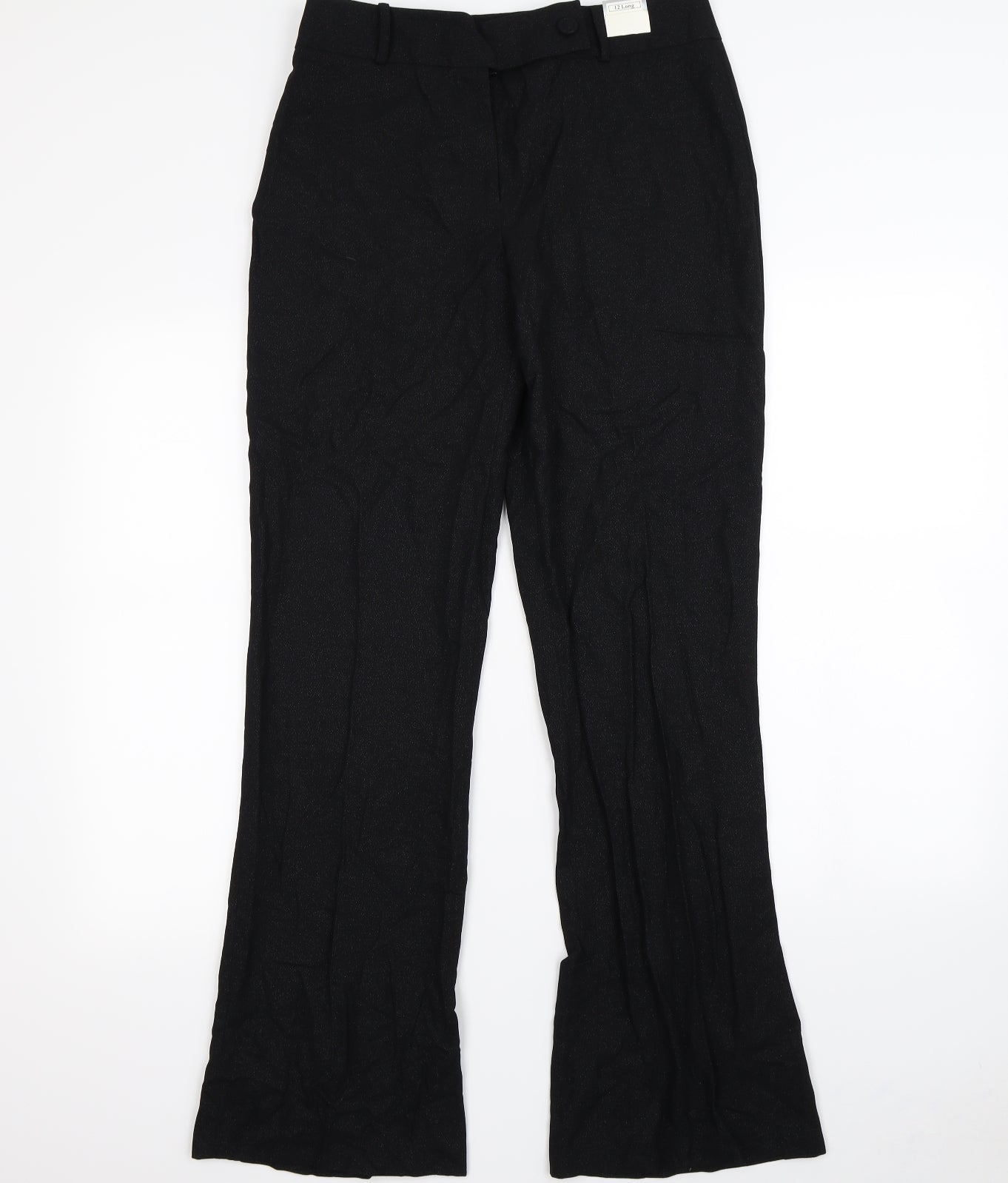 NEXT Womens Black   Trousers  Size 12 L30 in