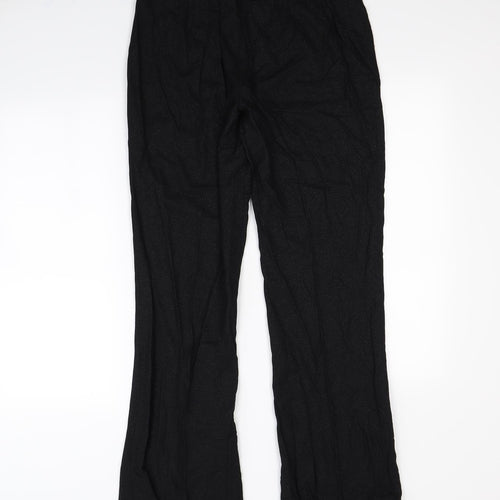 NEXT Womens Black   Trousers  Size 12 L30 in
