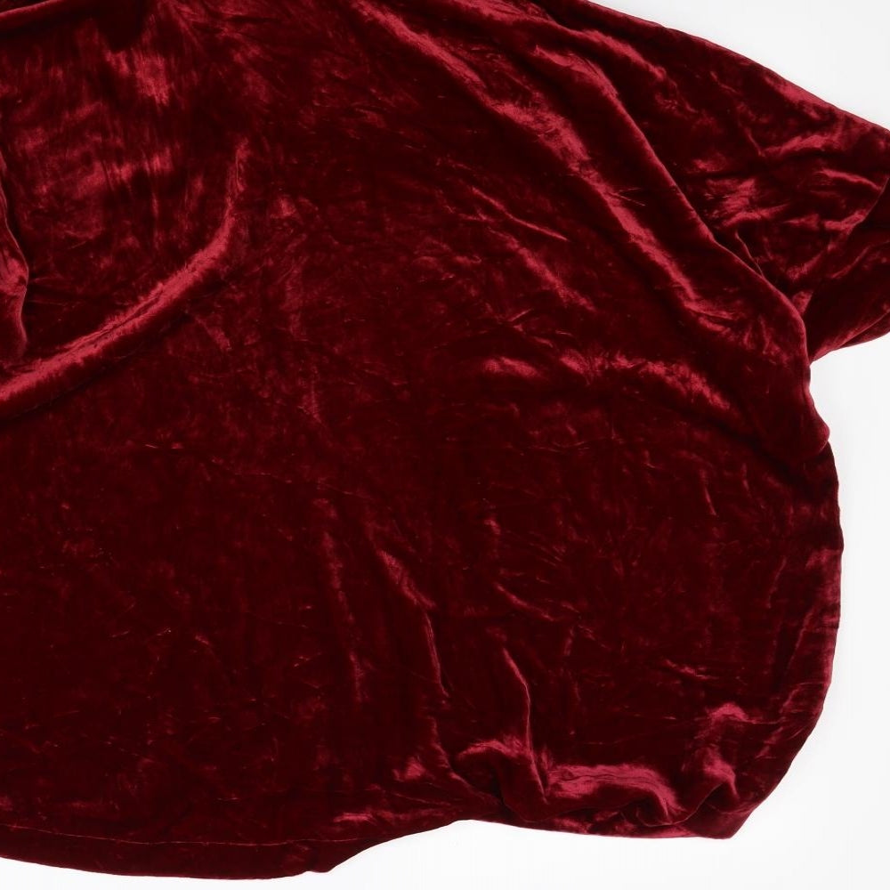 EAST Womens Red   Basic Blouse Size M