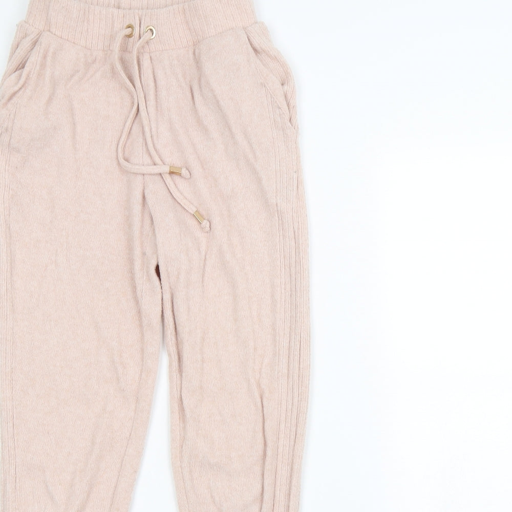 F&F Womens Pink   Jogger Trousers Size 6 L28 in