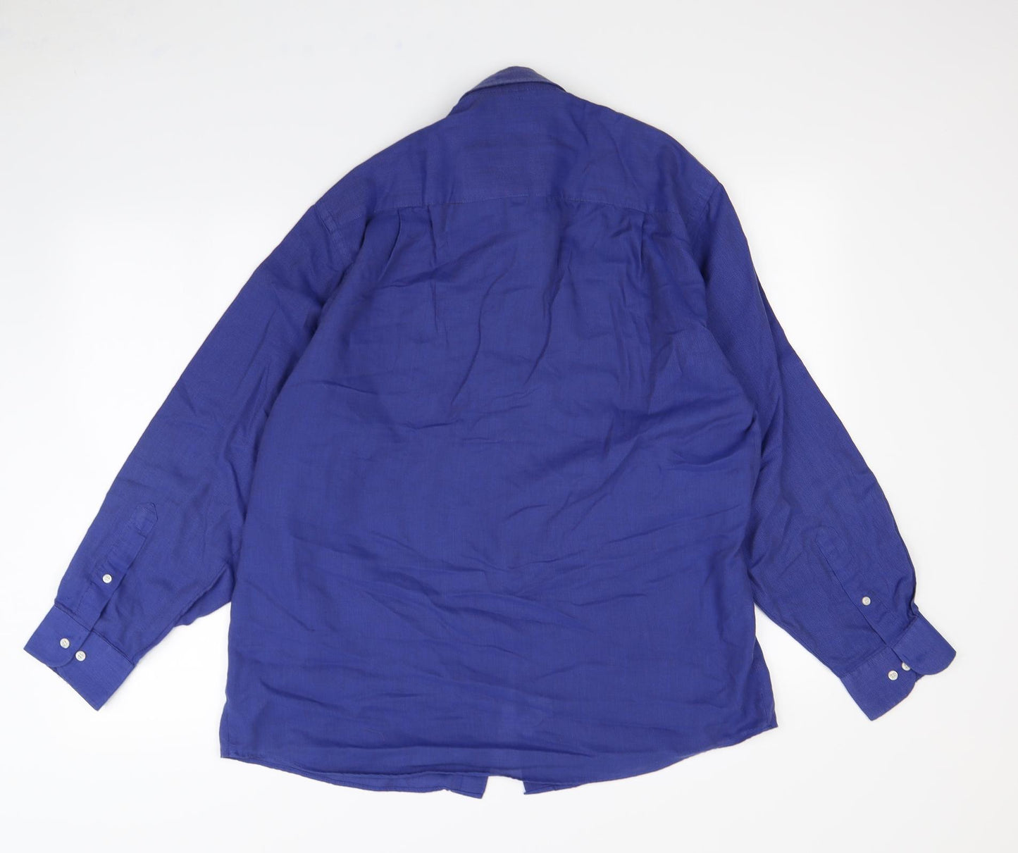 BHS Mens Blue    Dress Shirt Size 15