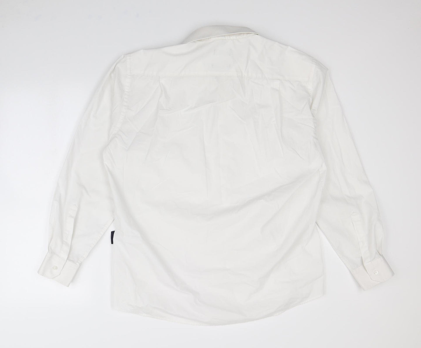 Disley Mens White    Dress Shirt Size 42