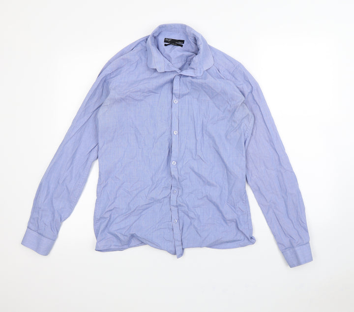 b&M Mens Blue Dress Shirt Size 38