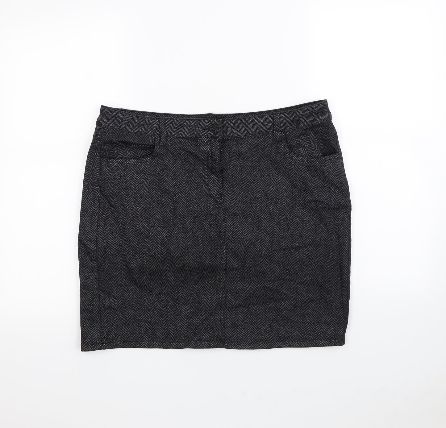 NEXT Womens Black   Mini Skirt Size 16