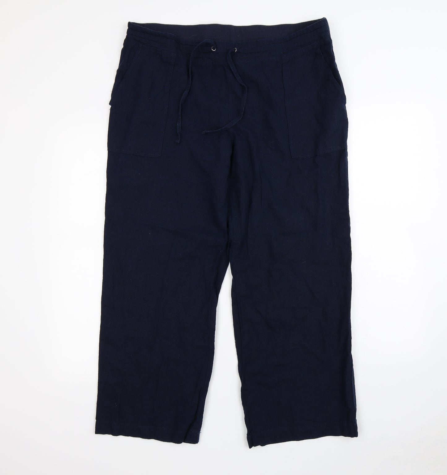 Very Womens Blue   Trousers  Size 18 L28 in