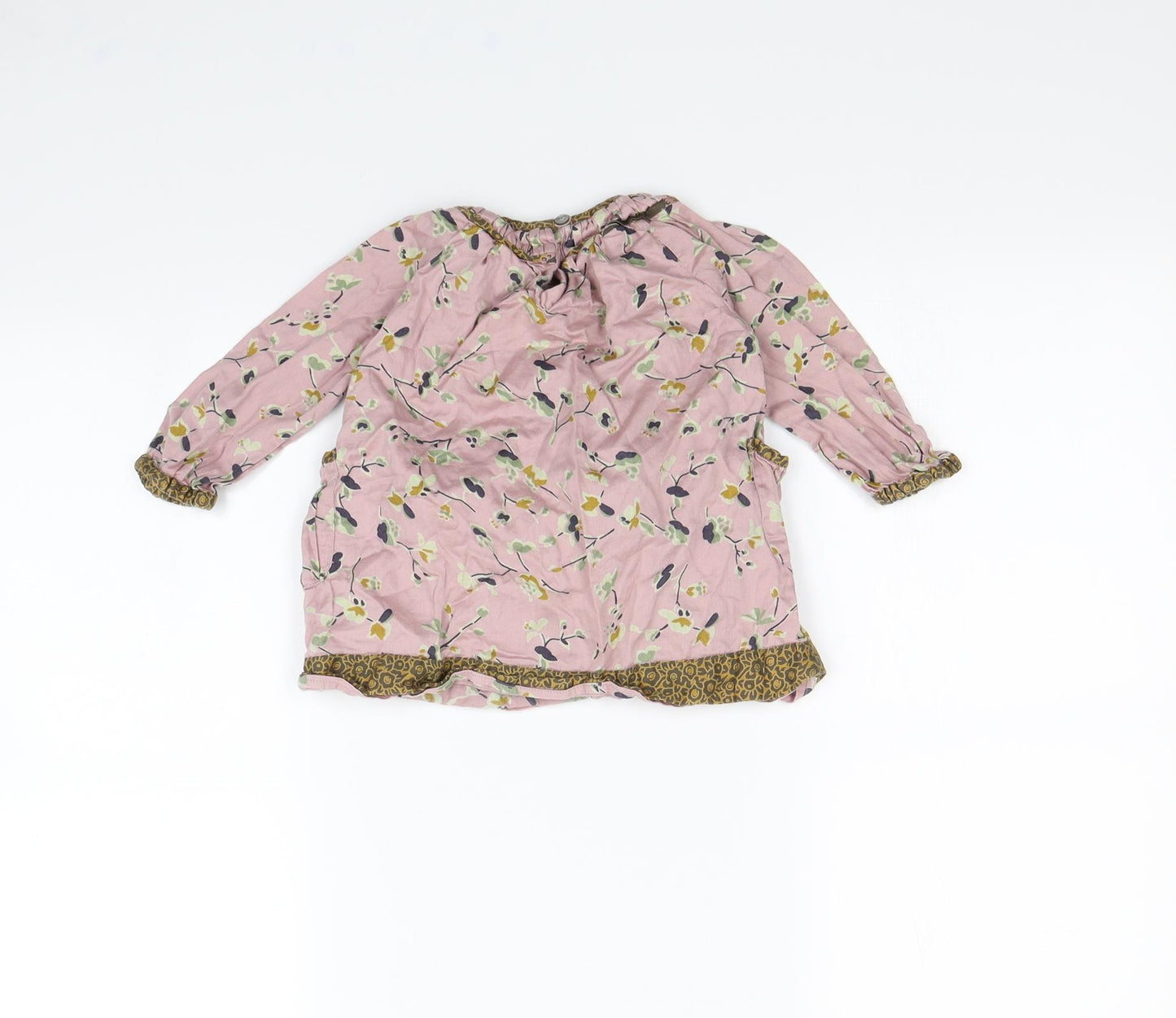 Noa Noa  Baby Pink Floral  Basic Blouse Size 6-9 Months