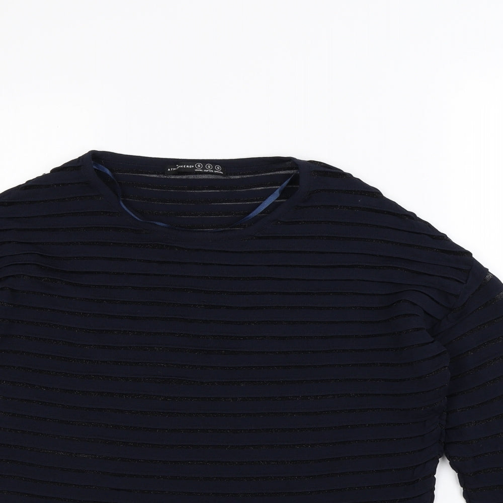 Atmosphere Womens Blue   Basic Blouse Size S