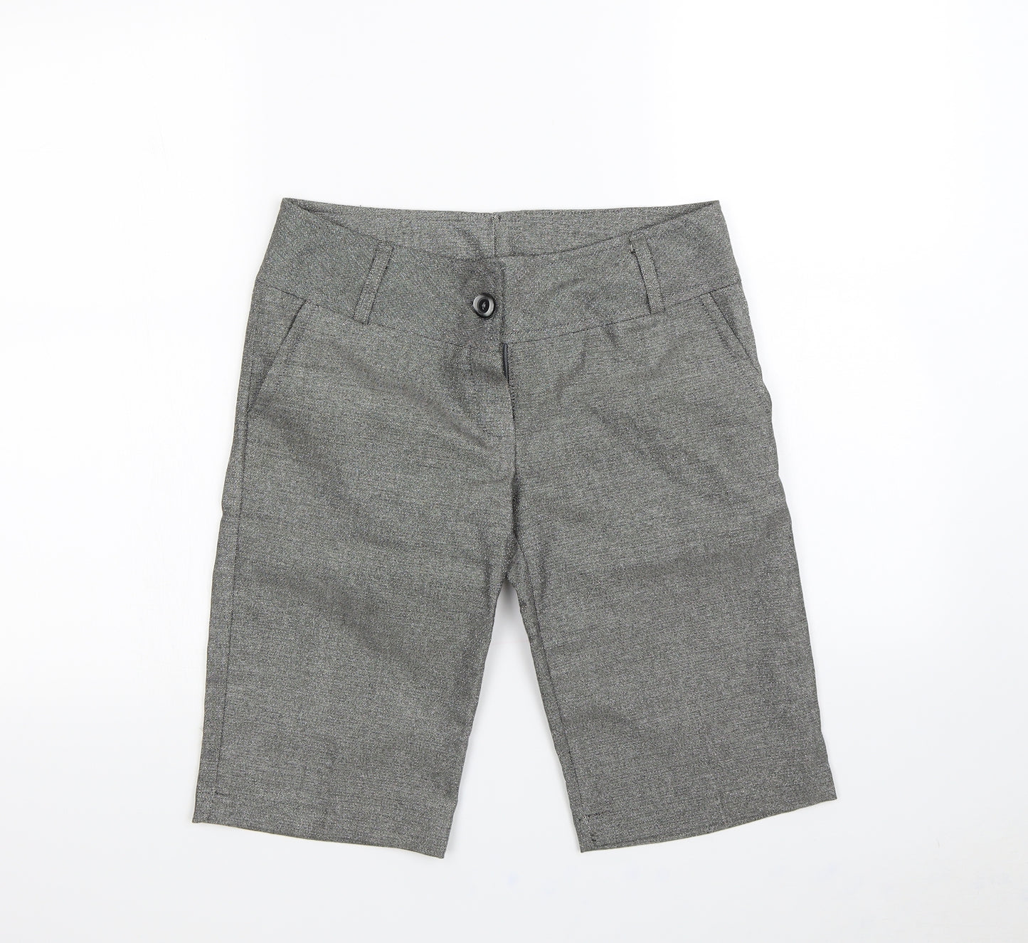 Preworn Womens Silver   Culotte Shorts Size 8