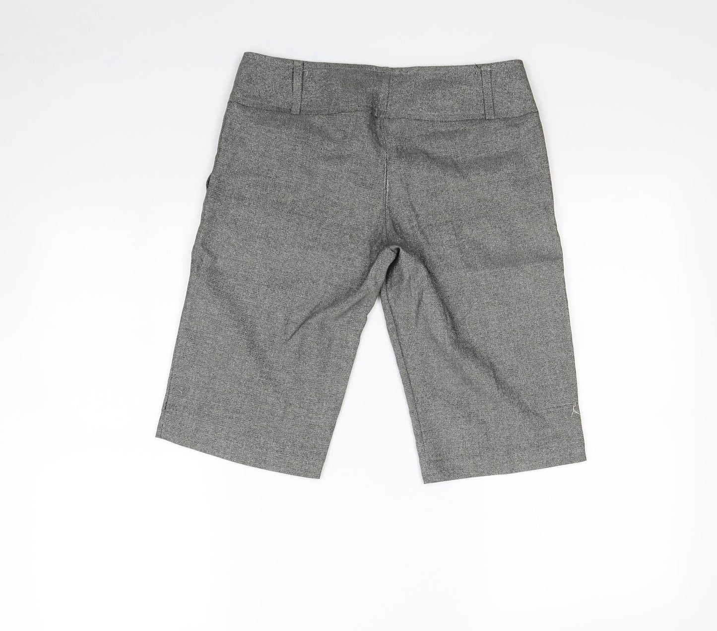 Preworn Womens Silver   Culotte Shorts Size 8