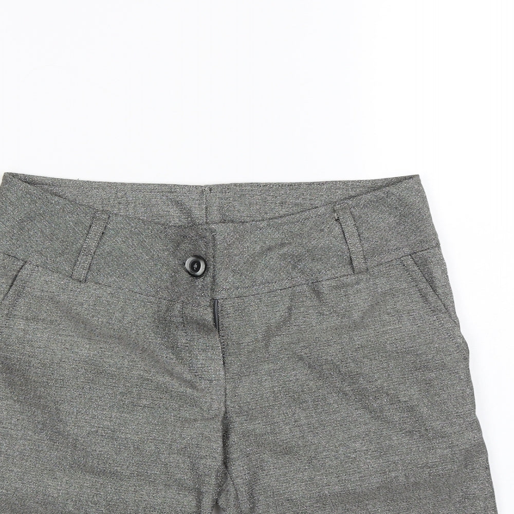 Preworn Womens Silver   Culotte Shorts Size 8