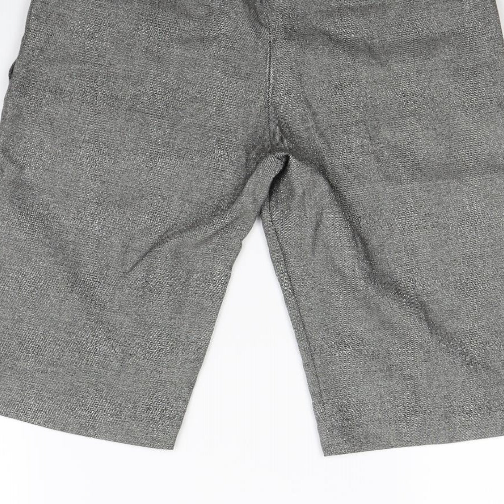 Preworn Womens Silver   Culotte Shorts Size 8