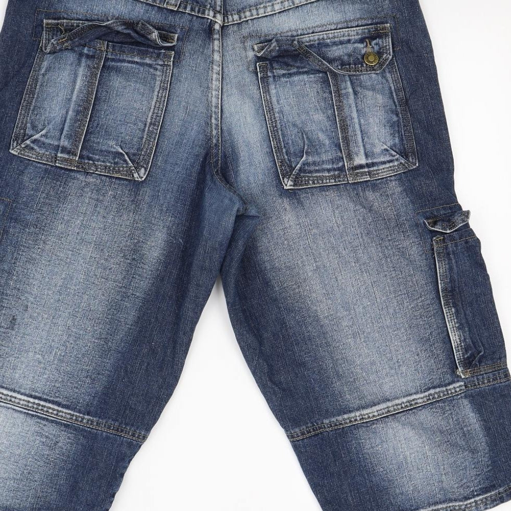 Preworn Mens Blue   Cargo Shorts Size 34 in