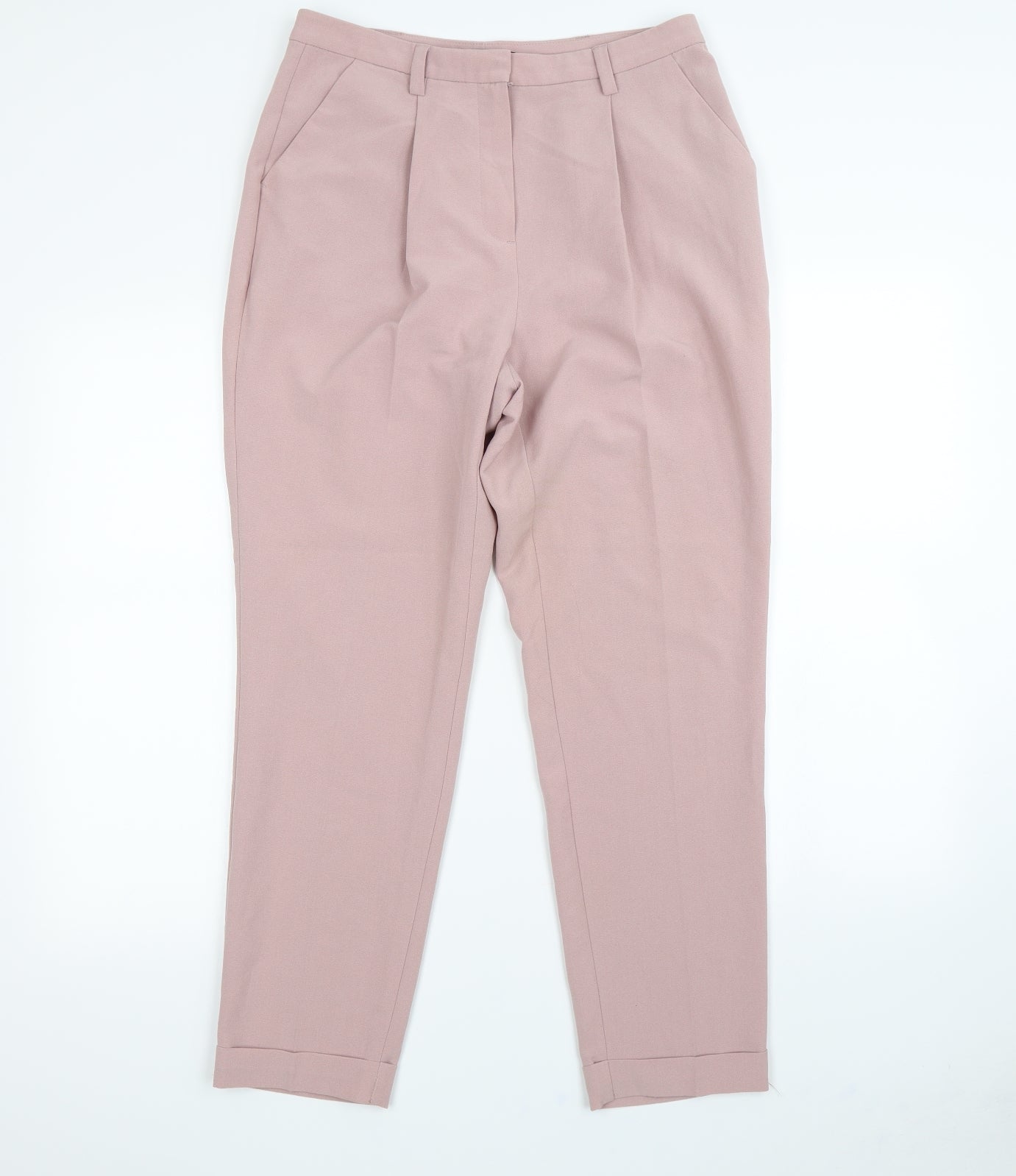 F&F Womens Pink   Dress Pants Trousers Size 10 L30 in