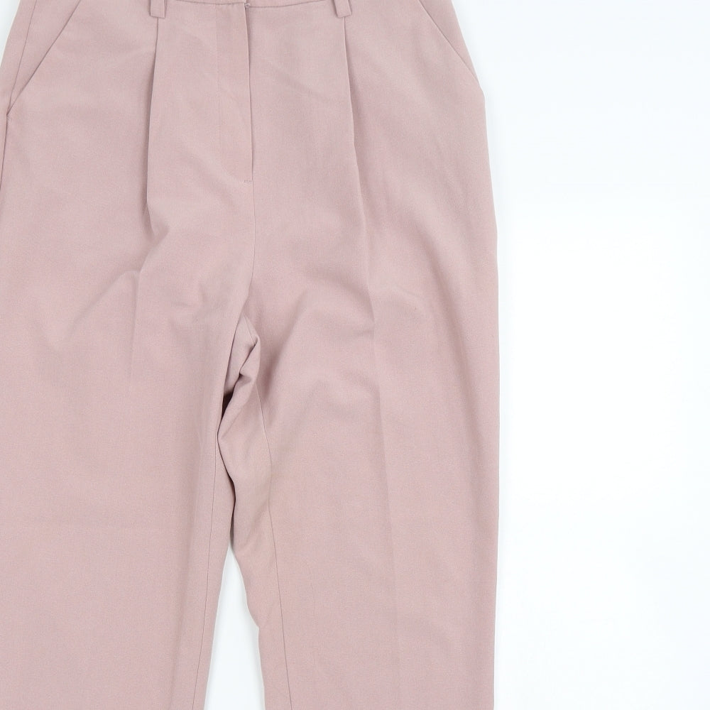 F&F Womens Pink   Dress Pants Trousers Size 10 L30 in
