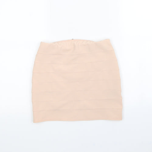 New Look Womens Pink   Mini Skirt Size 10
