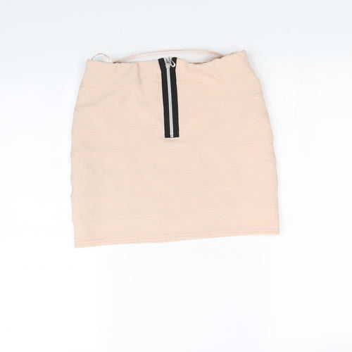 New Look Womens Pink   Mini Skirt Size 10