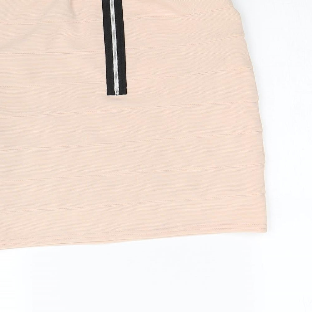 New Look Womens Pink   Mini Skirt Size 10