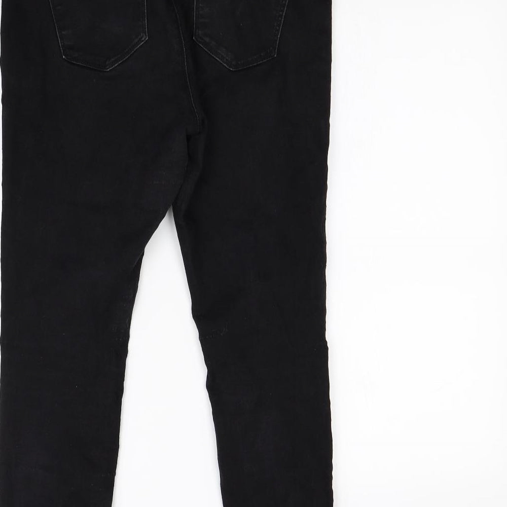 Preworn Womens Black   Cropped Trousers Size 32 in L24 in