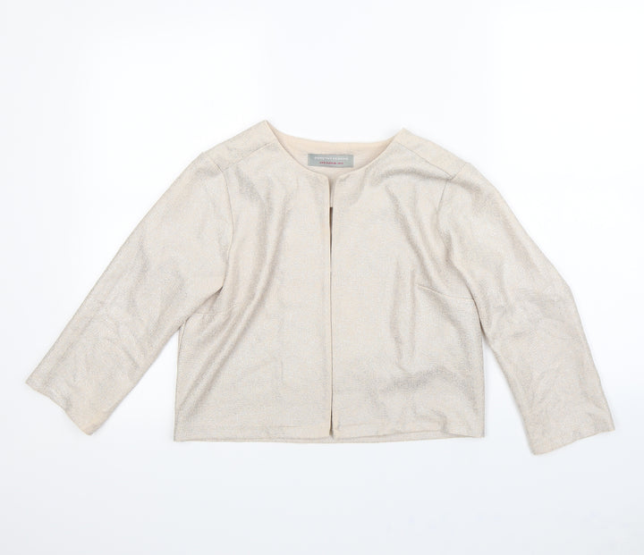 Dorothy Perkins Womens Silver Jacket Size 12