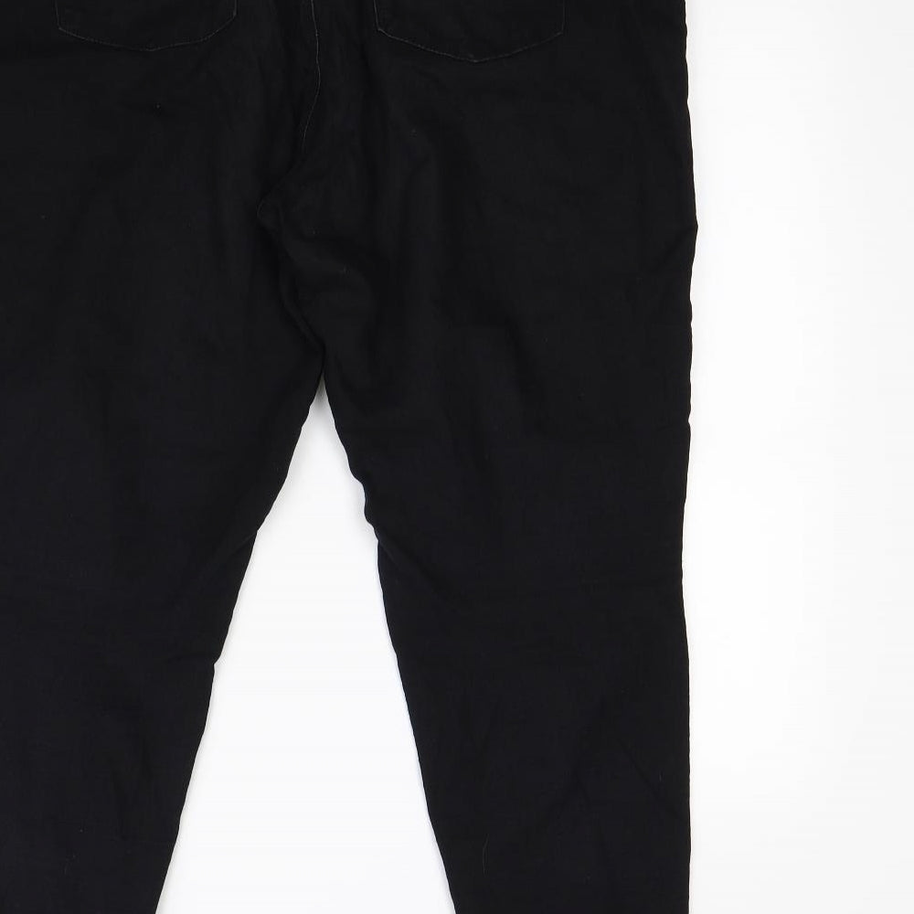 Denim & Co. Womens Black   Skinny Jeans Size 20 L28 in