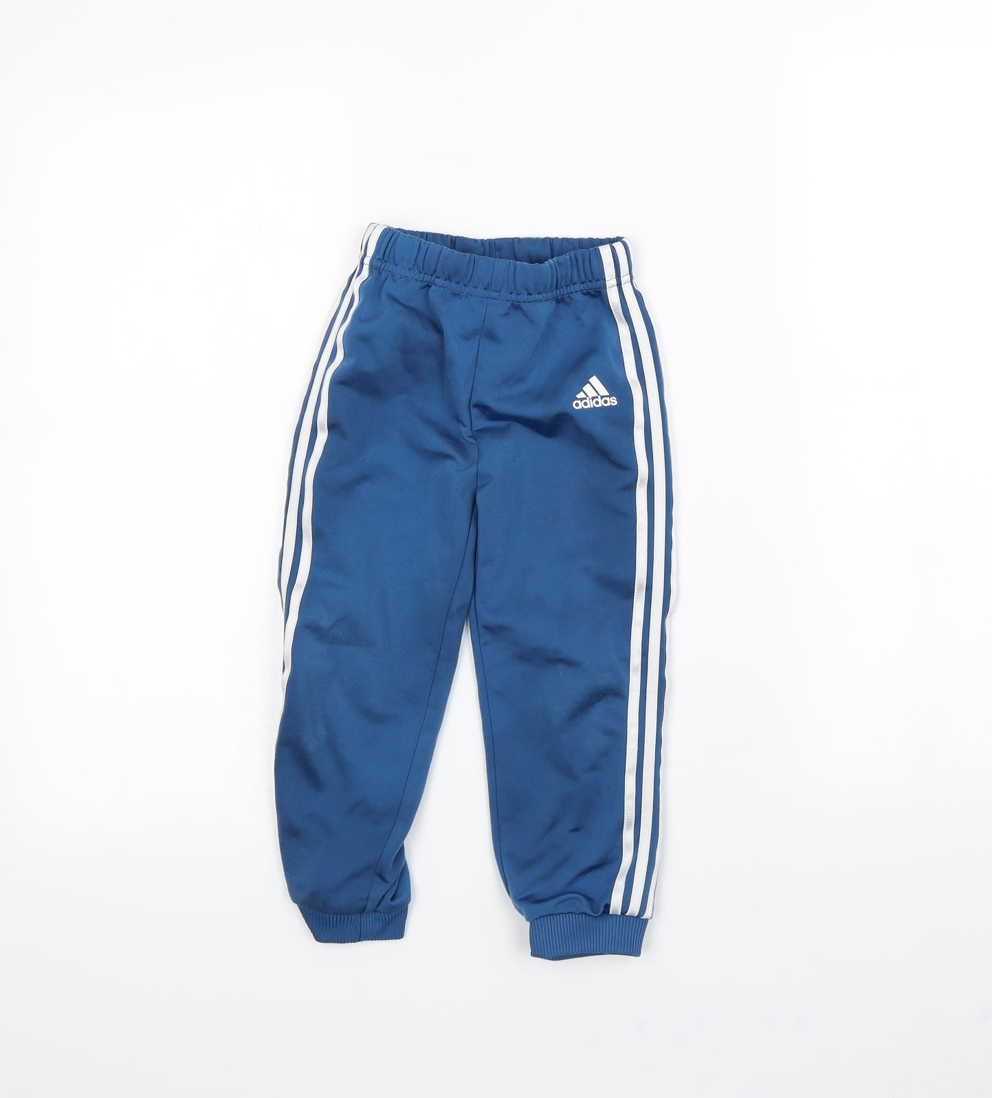 adidas Boys Blue   Jogger Trousers Size 2 Years