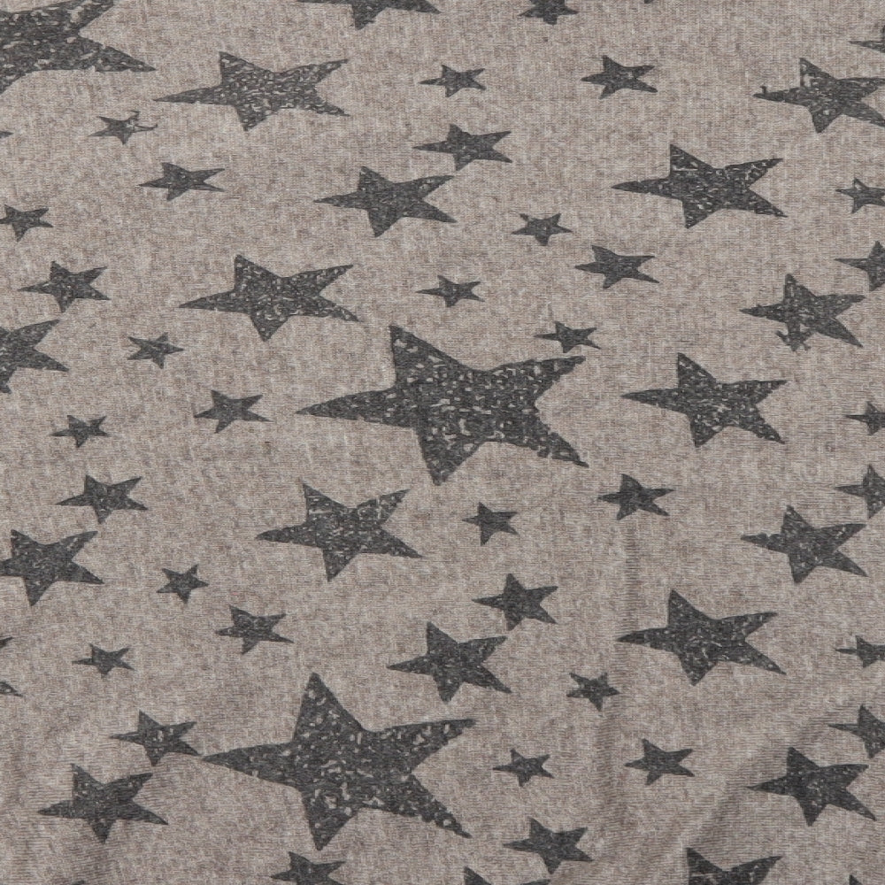 Ravi Famous Womens Brown Polka Dot  Pullover Jumper   - Stars