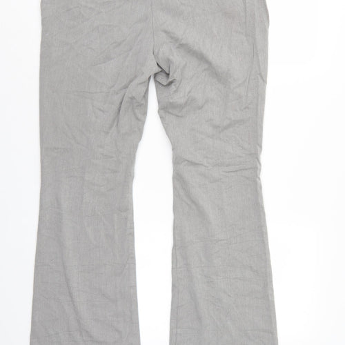 M&S Womens Grey   Trousers  Size 12 L27 in