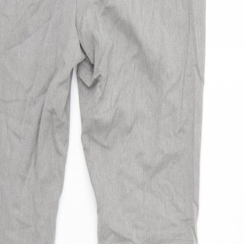 M&S Womens Grey   Trousers  Size 12 L27 in