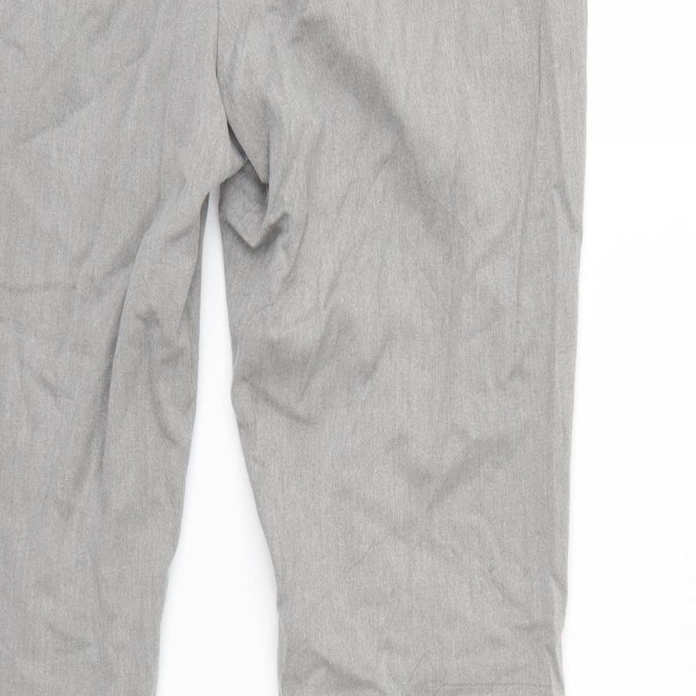 M&S Womens Grey   Trousers  Size 12 L27 in