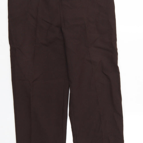 Preworn Womens Brown   Trousers  Size 12 L25 in - Elastic Waist