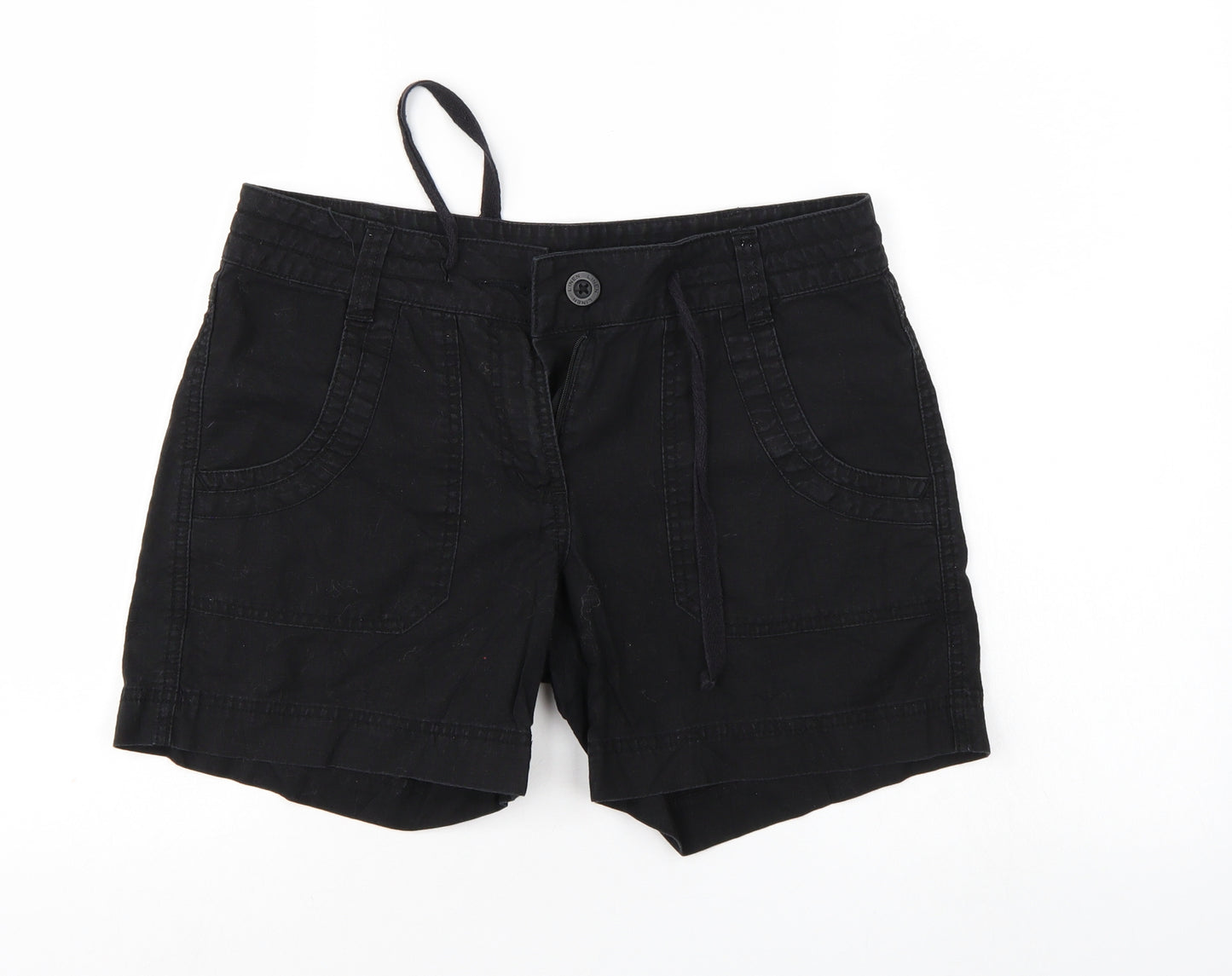 George Womens Black   Chino Shorts Size 10