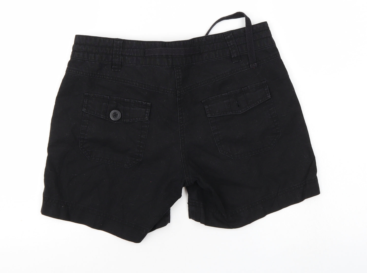 George Womens Black   Chino Shorts Size 10