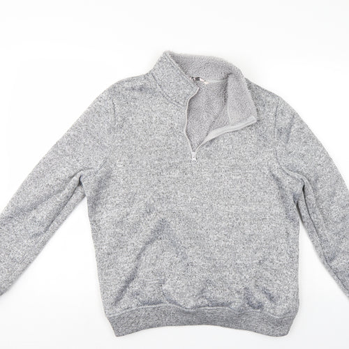 TU Mens Grey   Pullover Sweatshirt