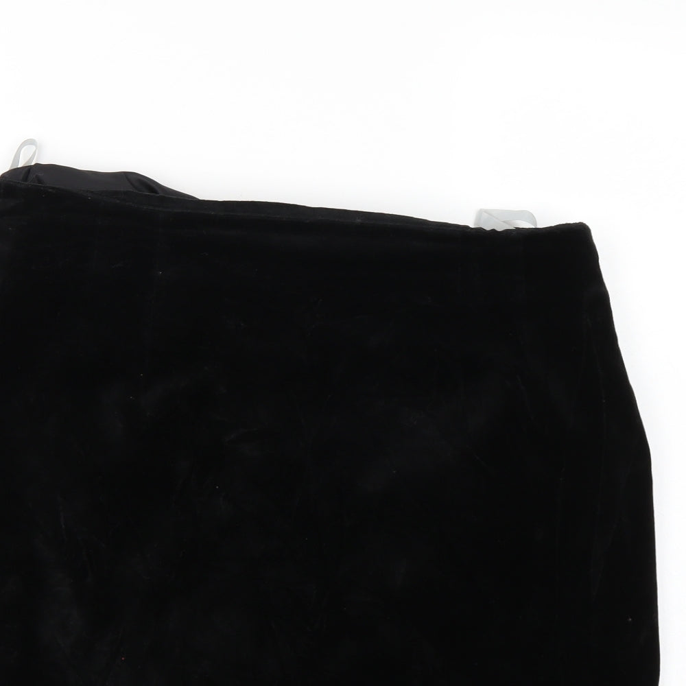 BHS Womens Black   A-Line Skirt Size 32 in