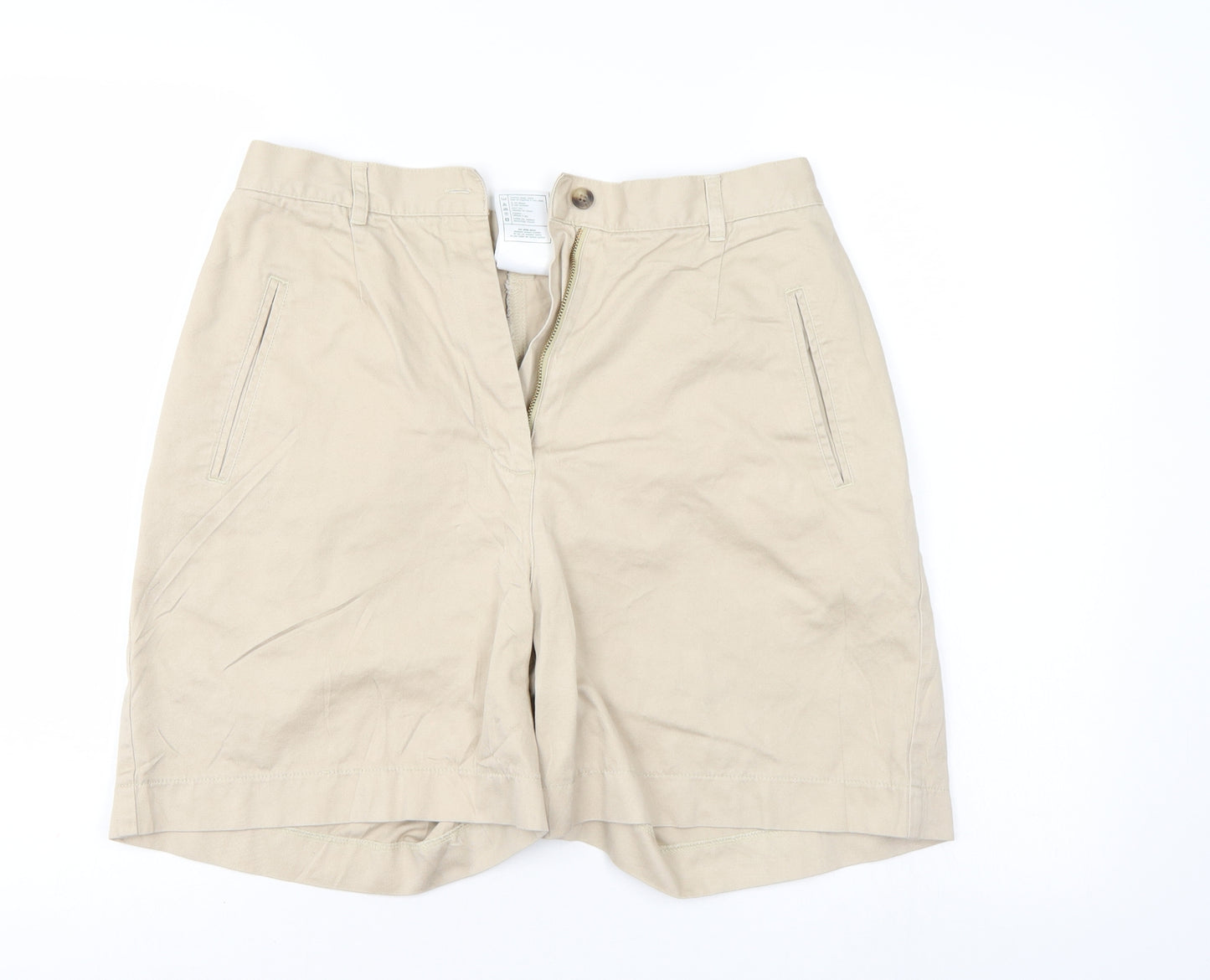 Laura Ashley Womens Ivory   Chino Shorts Size 14