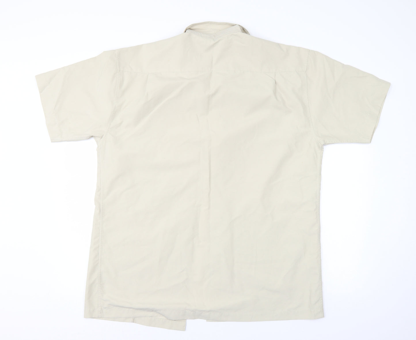 Simon Taylor Mens Ivory    Button-Up Size L