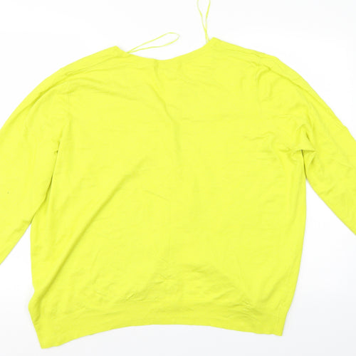 George Womens Yellow   Cardigan Jumper Size 22