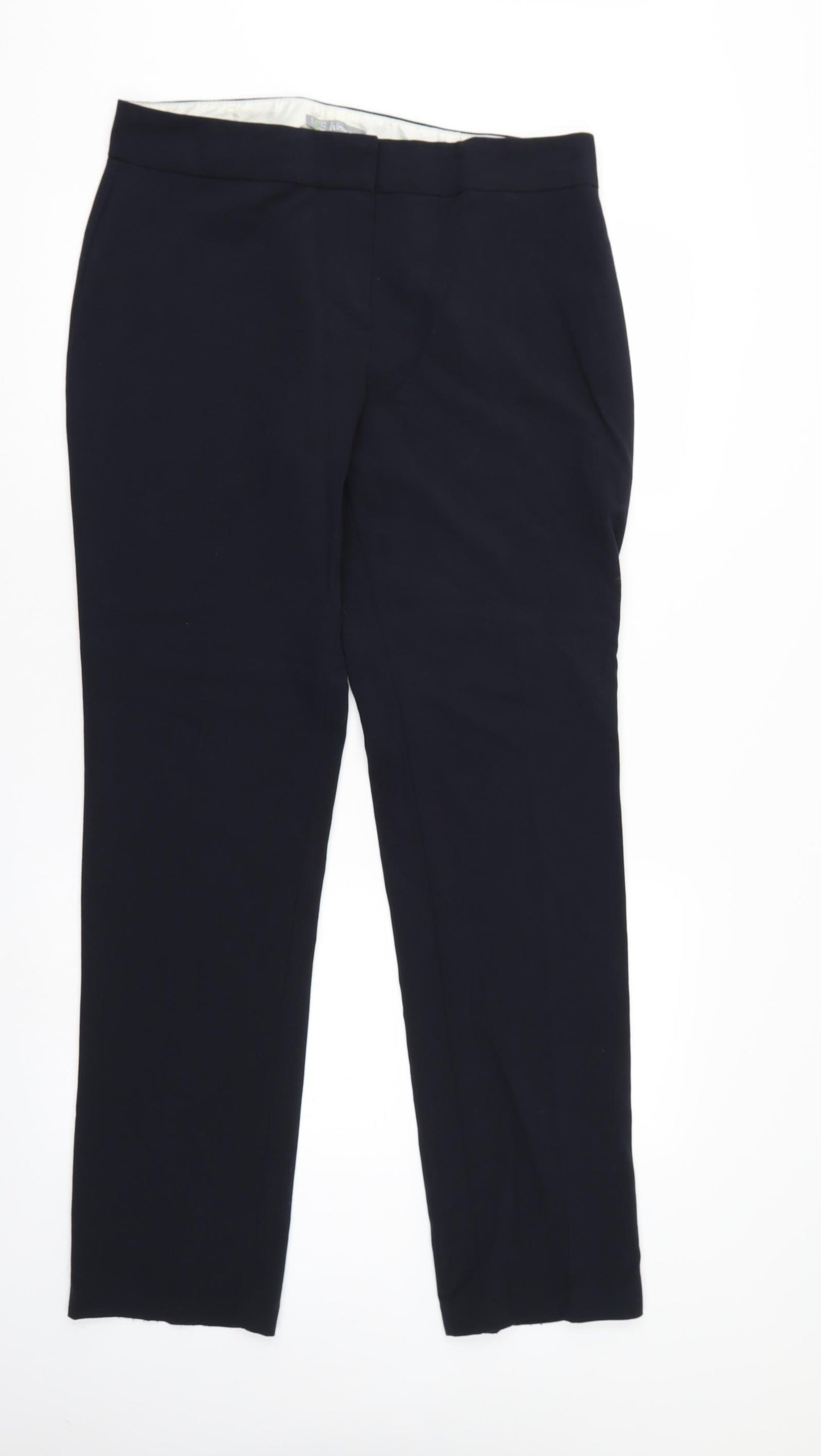 M&S Womens Blue   Trousers  Size 14 L32 in