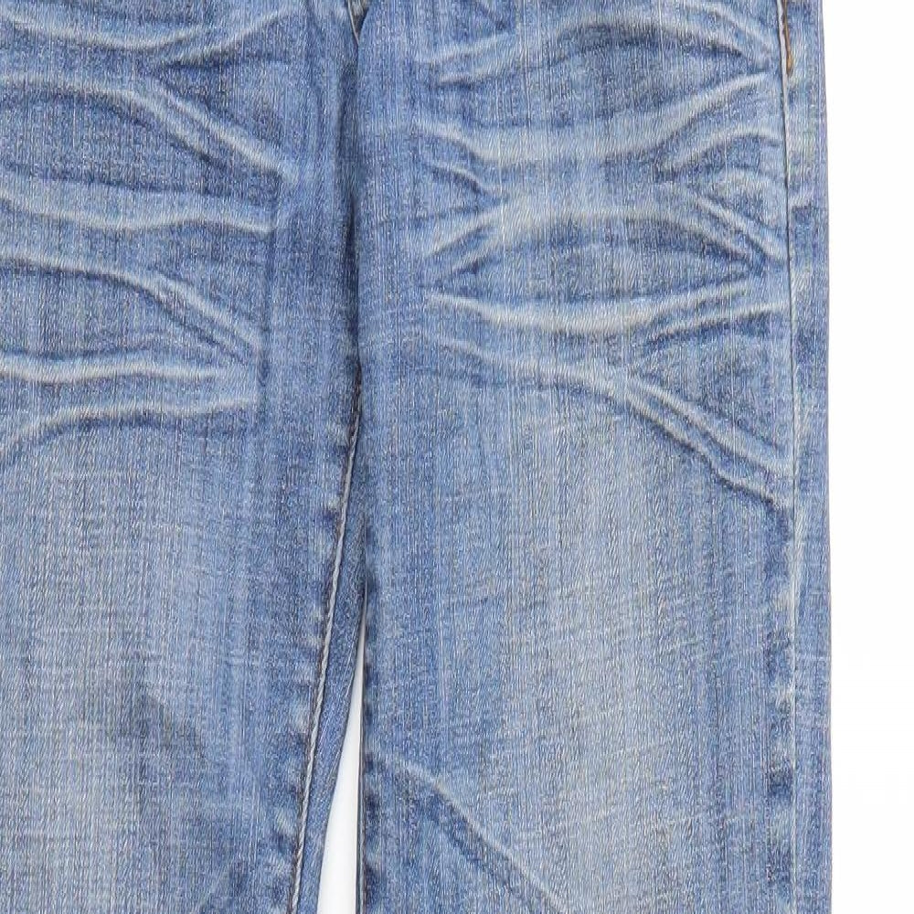 Crazy Age Womens Blue  Denim Straight Jeans Size 30 in L32 in