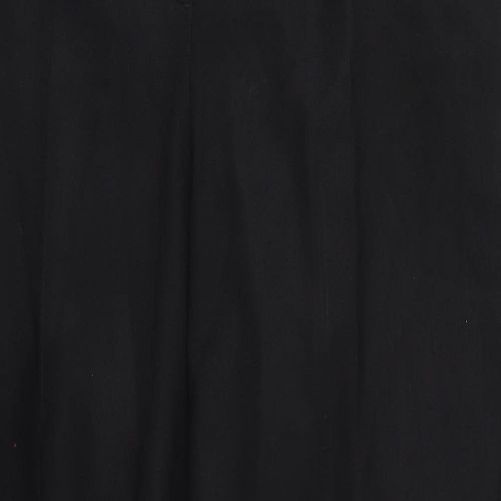 Preworn Womens Black   Trousers  Size 16 L27 in