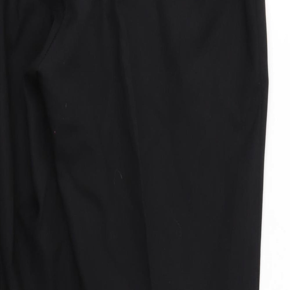 Preworn Womens Black   Trousers  Size 16 L27 in
