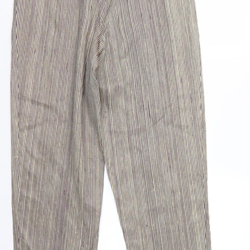 Joan & David Womens Multicoloured Striped  Trousers  Size 10 L29 in