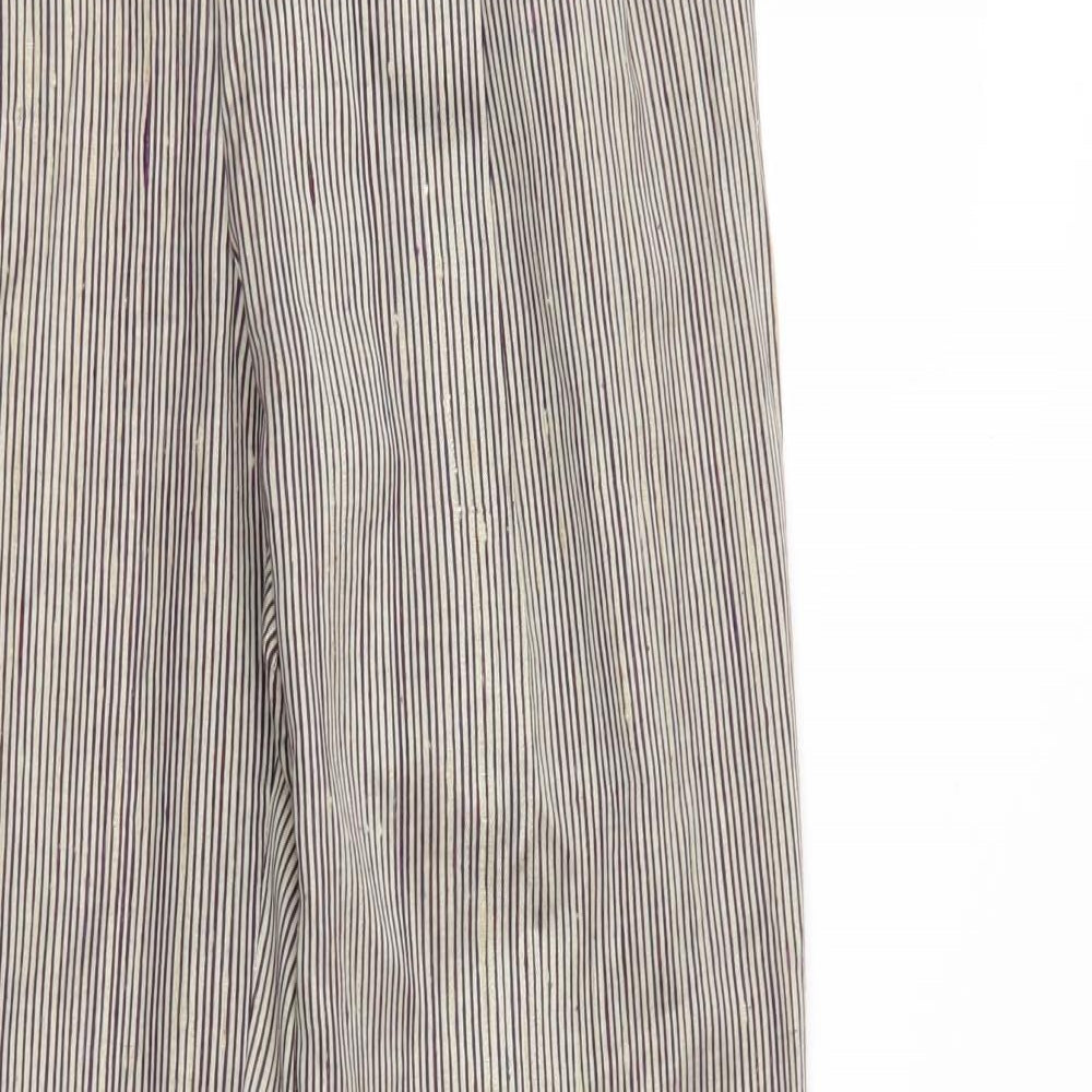 Joan & David Womens Multicoloured Striped  Trousers  Size 10 L29 in
