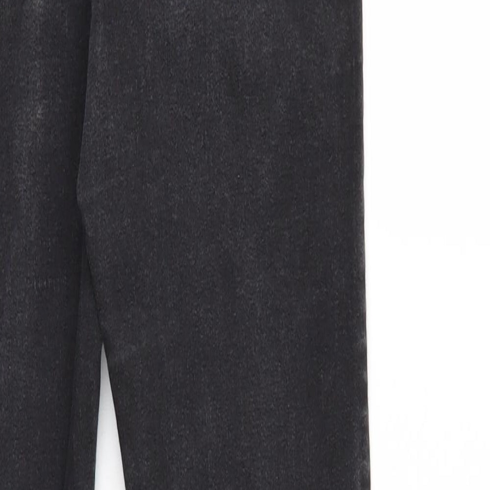 Denim & Co. Womens Black  Denim Skinny Jeans Size 10 L28 in - Elastic Waist