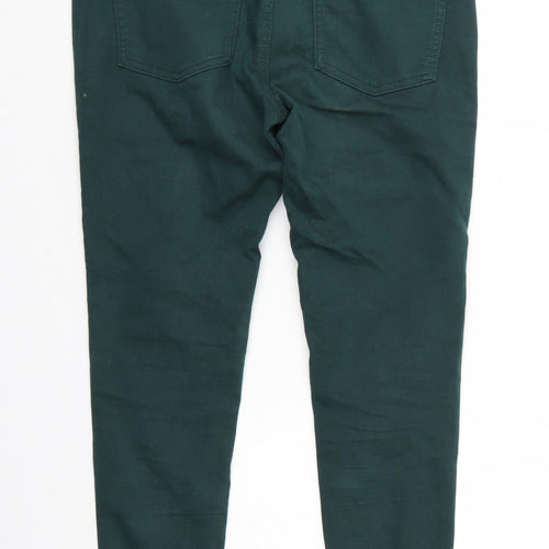 M&S Womens Green   Jegging Jeans Size 10 L25 in