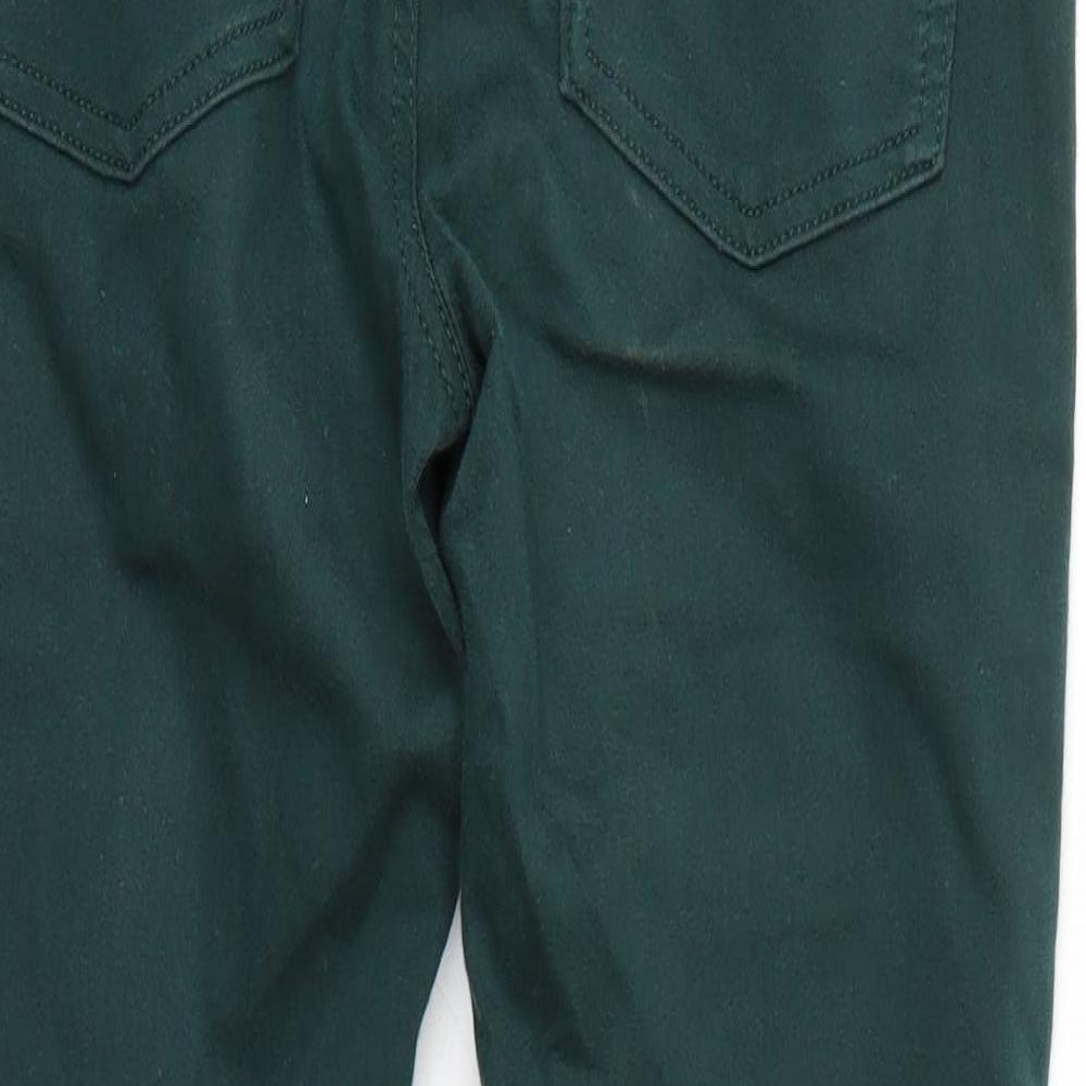 M&S Womens Green   Jegging Jeans Size 10 L25 in